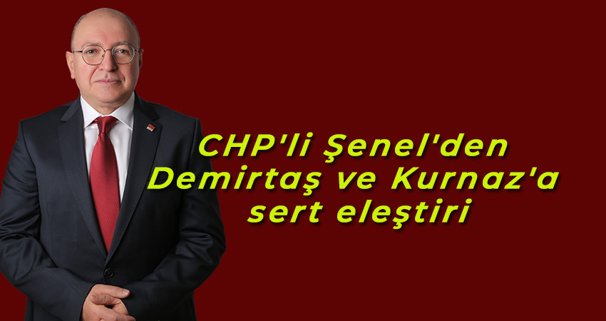 CHP'li Şenel'den Demirtaş ve Kurnaz'a sert eleştiri
