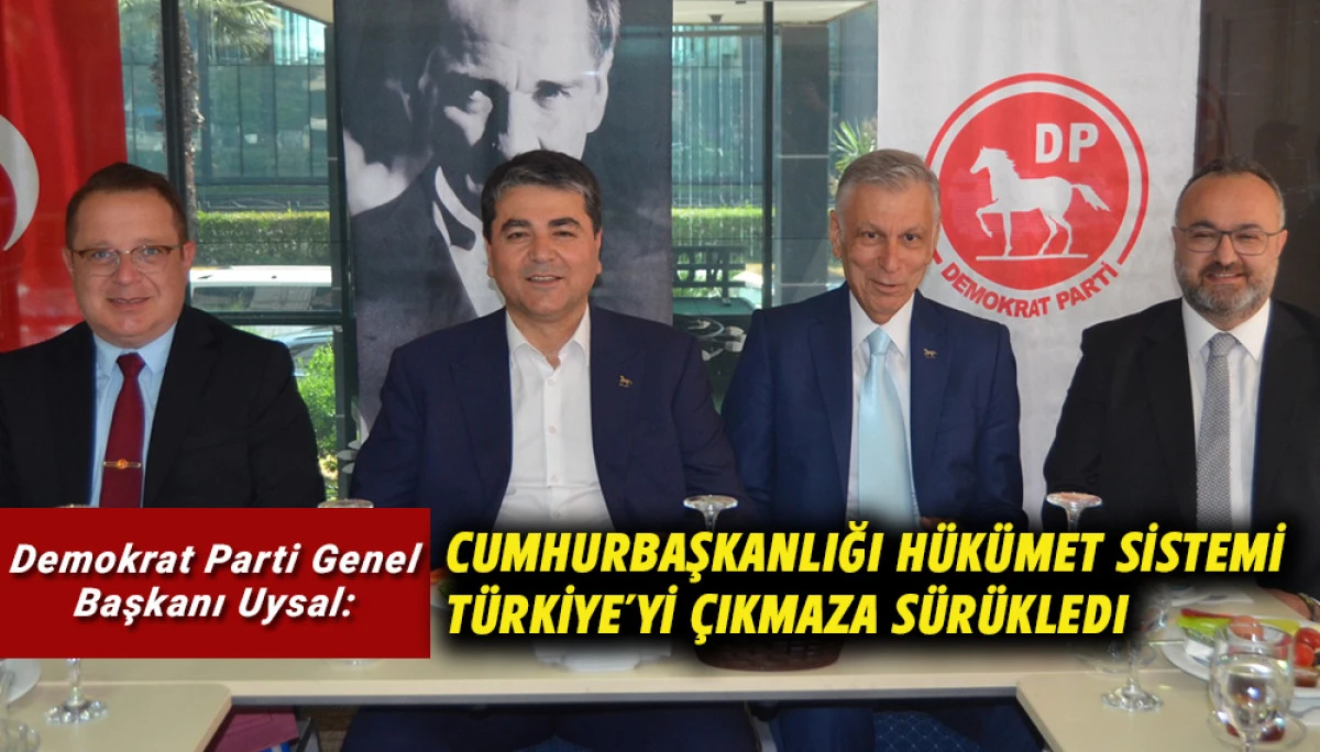  Demokrat Parti Genel Başkanı G&uuml;ltekin Uysal Samsun&rsquo;da 