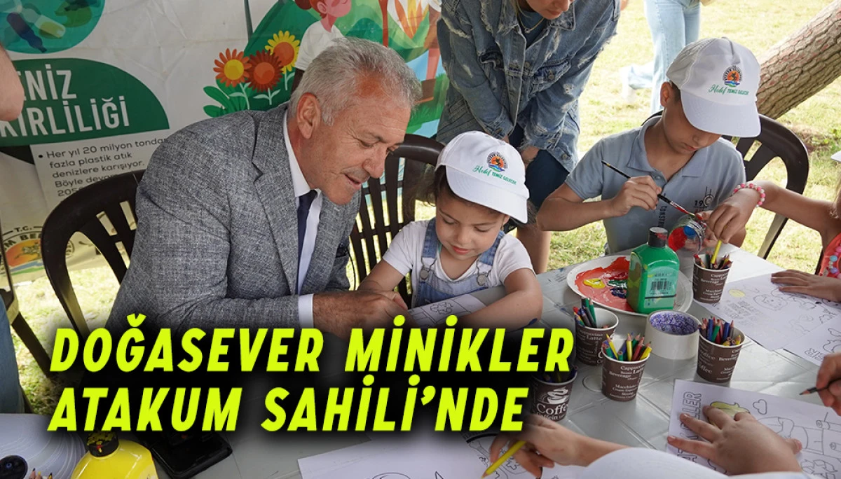 Doğasever minikler Atakum Sahili’nde