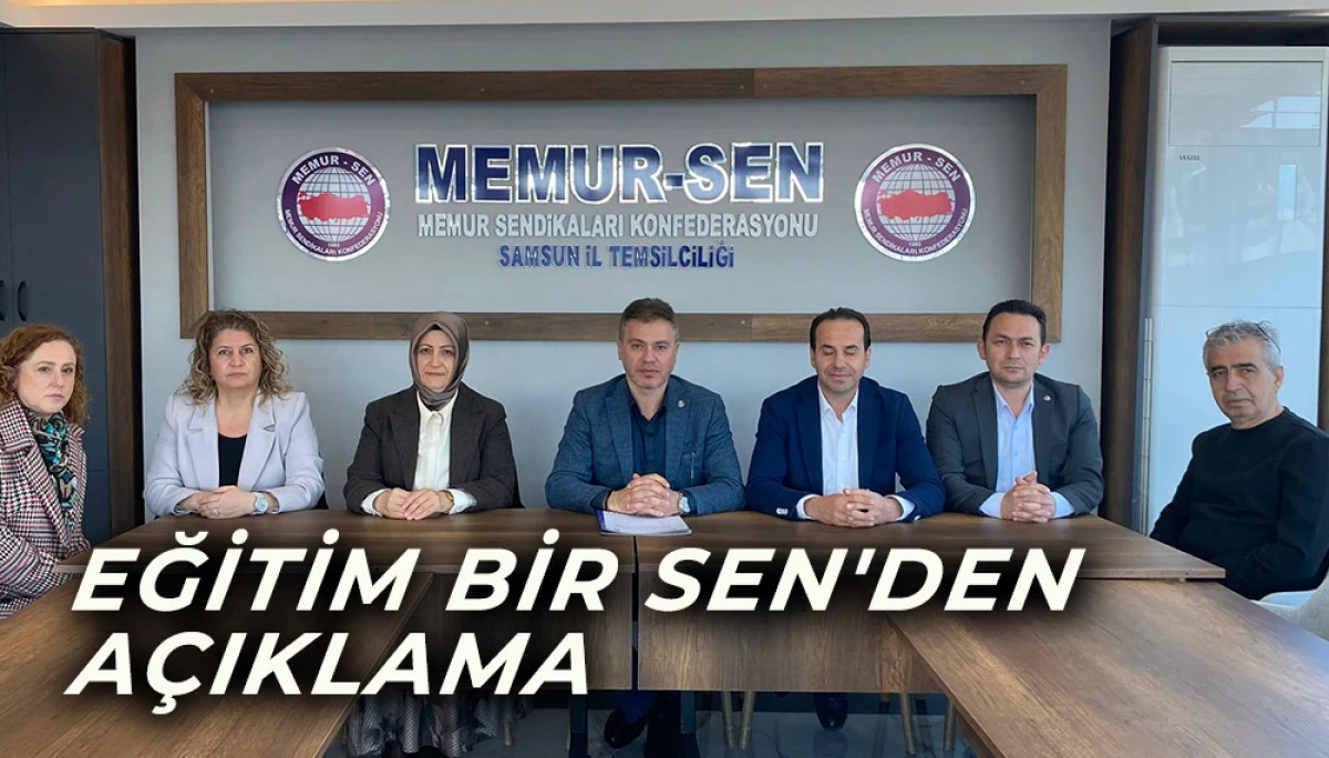 EĞİTİM BİR SEN'DEN AÇIKLAMA
