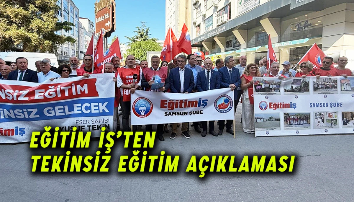  Eğitim İş’ten Tekinsiz Eğitim Açıklaması