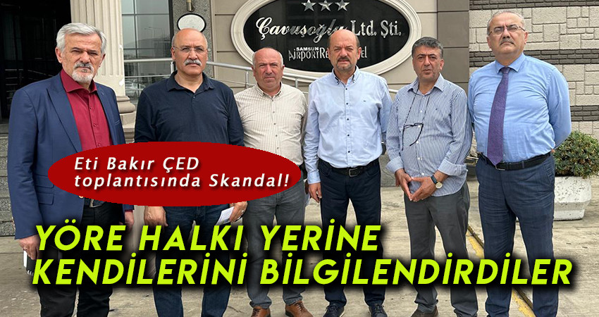 Eti Bakır ÇED Toplantısında Skandal!