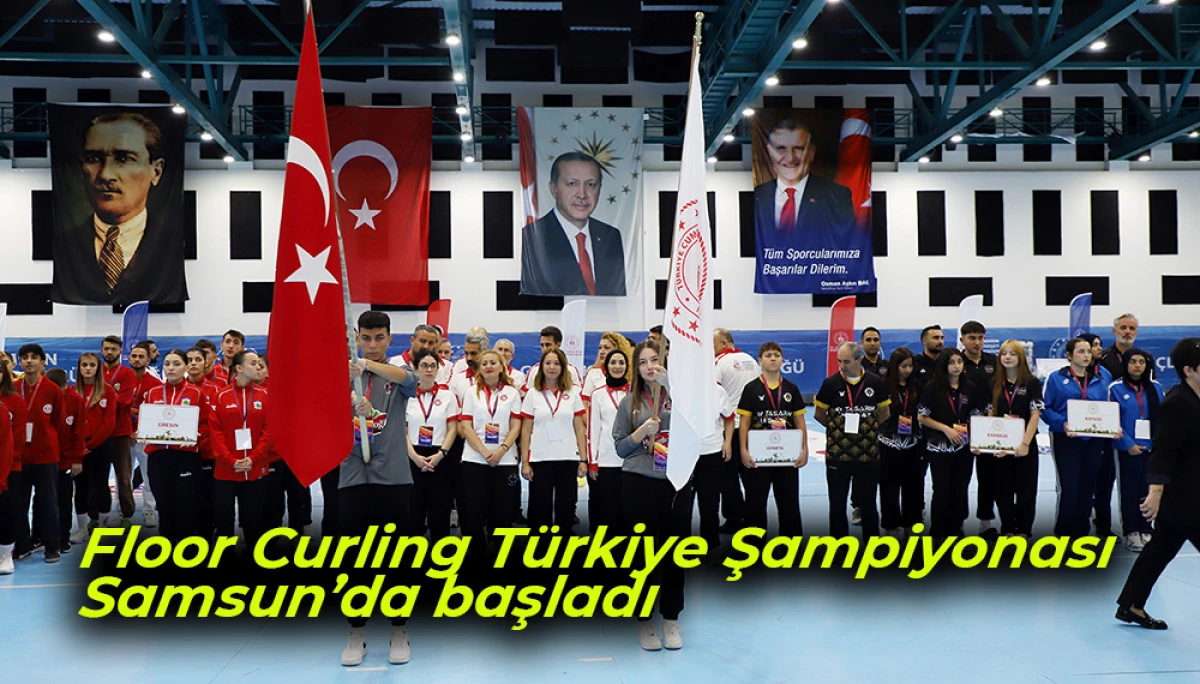 Floor Curling Türkiye Şampiyonası Samsun’da başladı