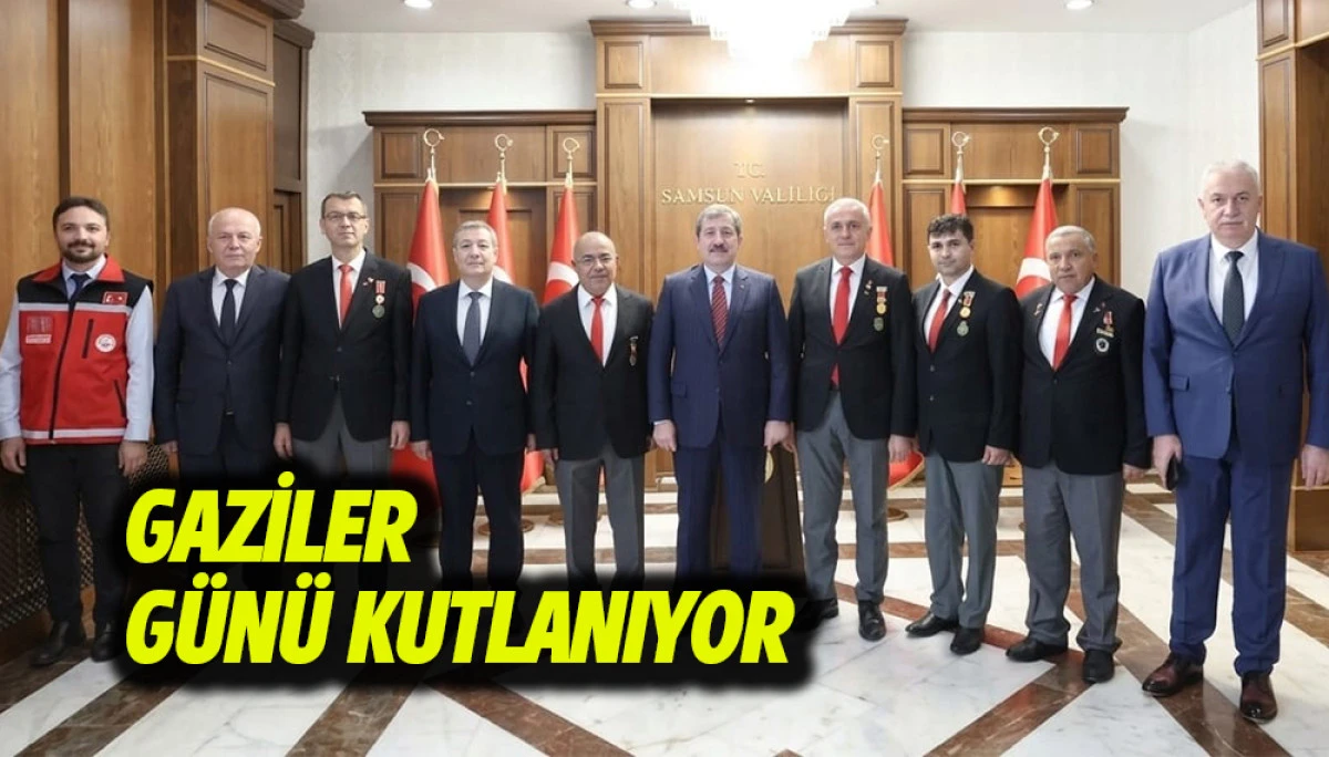 Gaziler G&uuml;n&uuml; Kutlanıyor