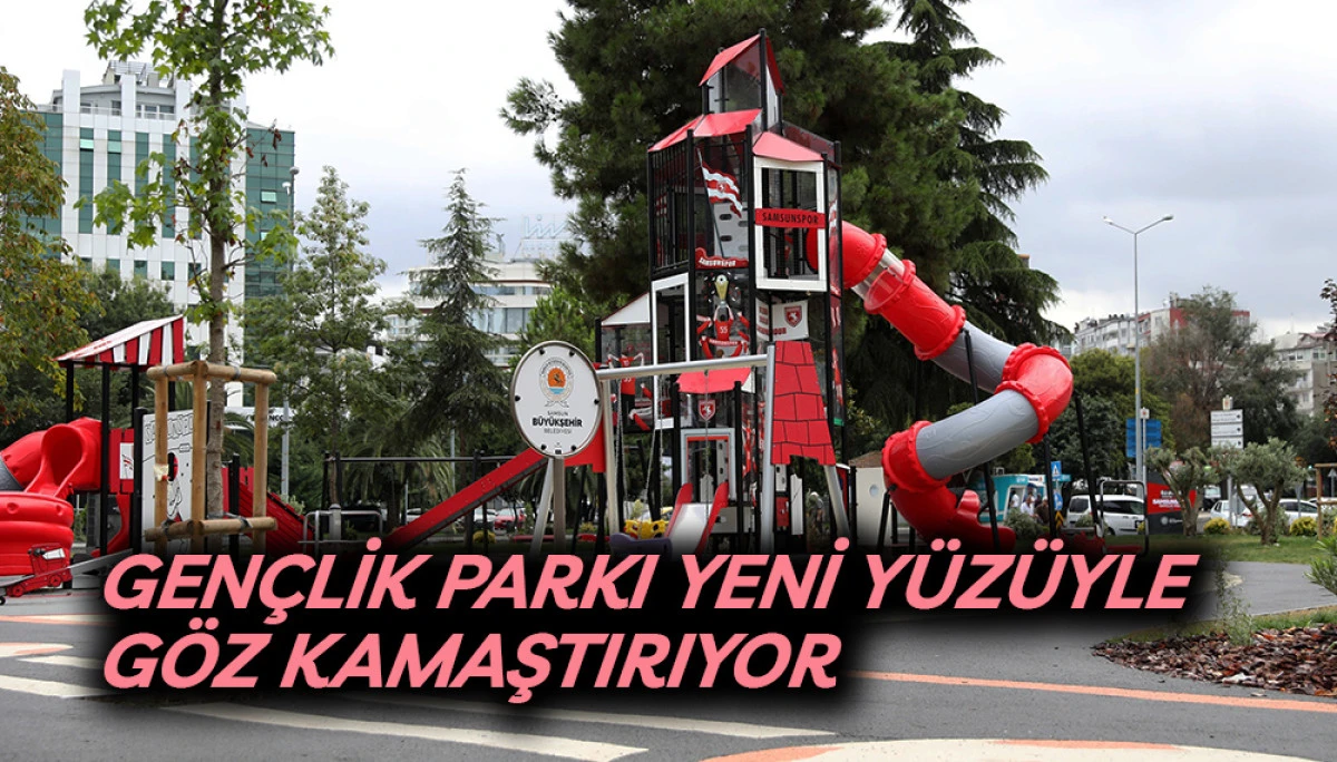 Gen&ccedil;lik Parkı Yeni Y&uuml;z&uuml;yle G&ouml;z Kamaştırıyor
