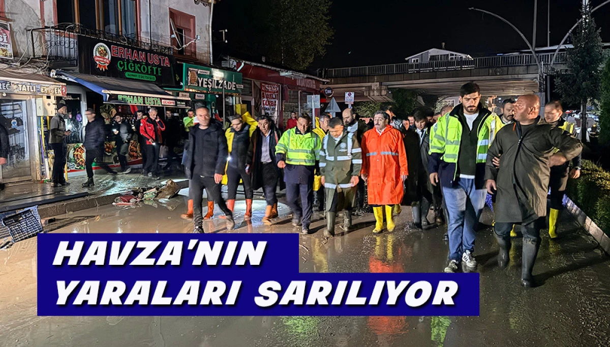 Havza&rsquo;nın Yaraları Sarılıyor