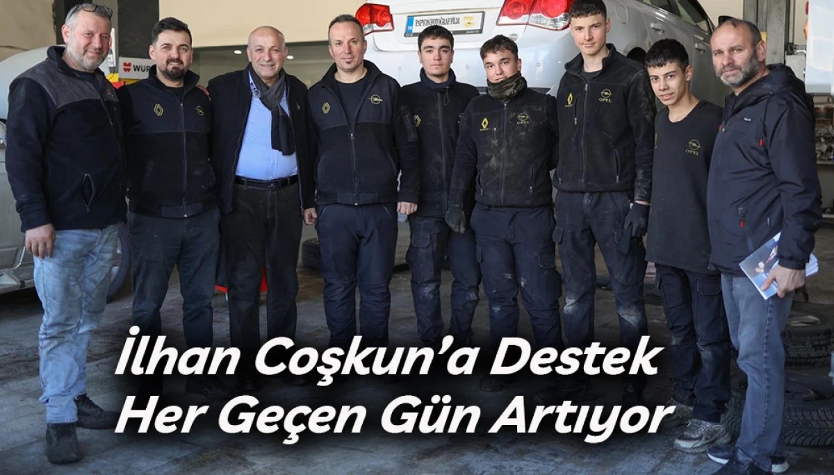 İlhan Coşkun&rsquo;a Destek Her Ge&ccedil;en G&uuml;n Artıyor