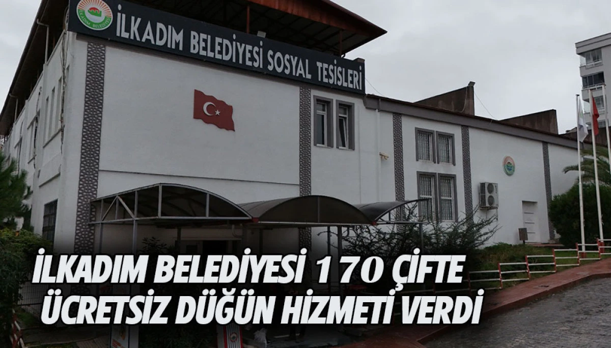 İlkadım Belediyesi 170 &Ccedil;ifte &Uuml;cretsiz D&uuml;ğ&uuml;n Hizmeti Verdi