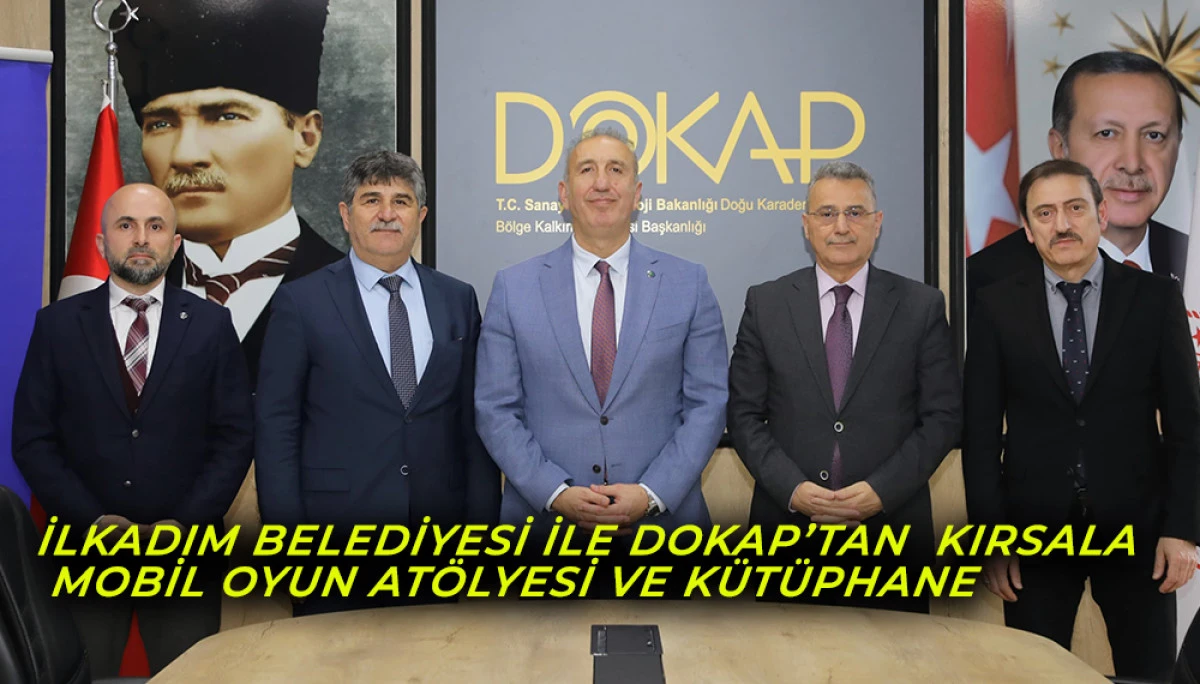İlkadım Belediyesi ile DOKAP’tan  Mobil Oyun Atölyesi ve Kütüphane Projesi