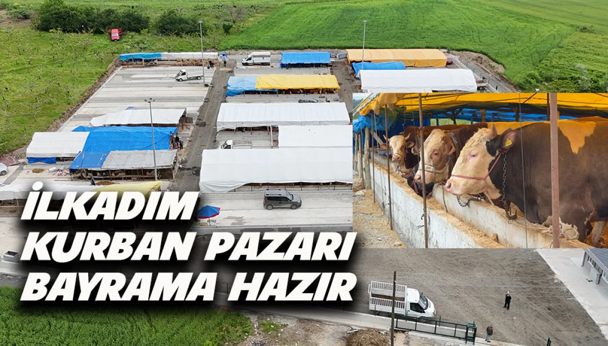 İlkadım Kurban Pazarı Bayrama Hazır