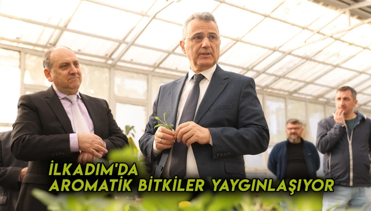 İlkadım'da Aromatik Bitkiler Yaygınlaşıyor 