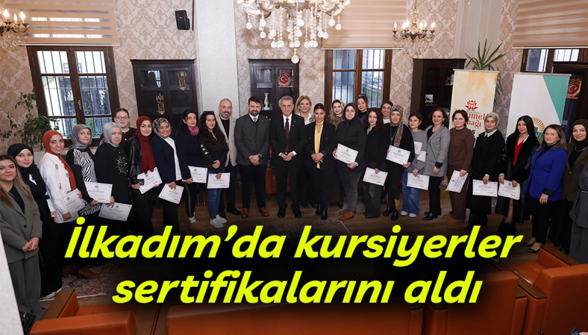 İlkadım&rsquo;da kursiyerler sertifikalarını aldı