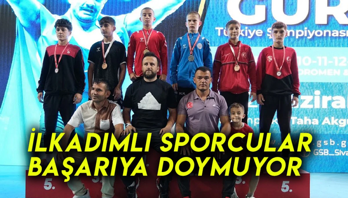 İlkadımlı Sporcular Başarıya Doymuyor
