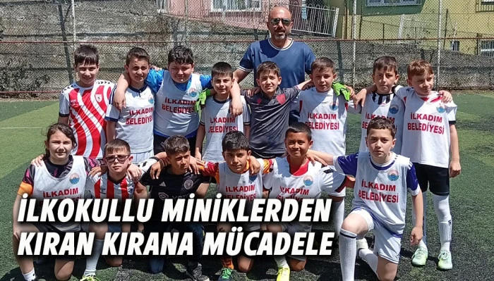 İlkokullu Miniklerden Kıran Kırana M&uuml;cadele