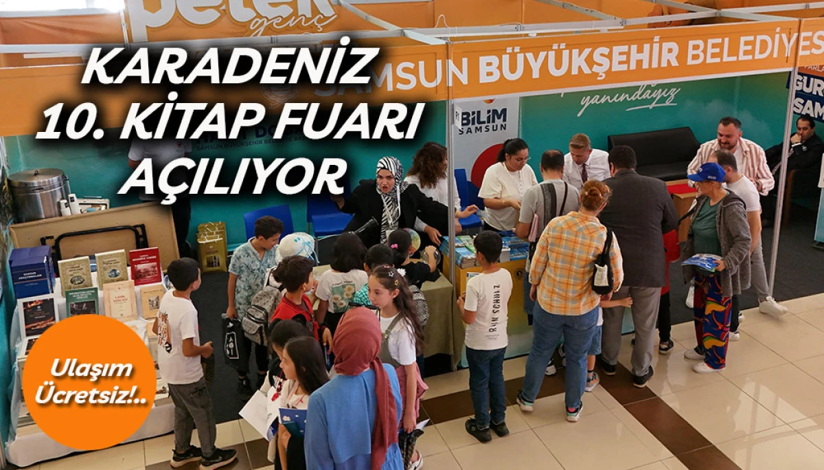 Karadeniz 10. Kitap Fuarı Açılıyor