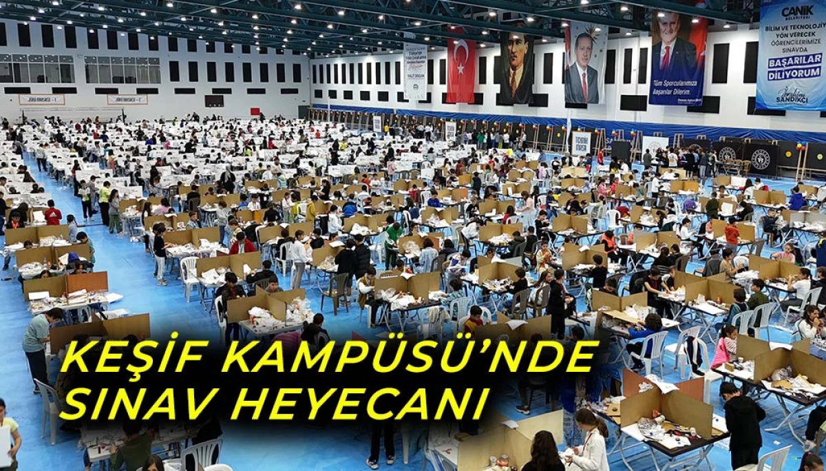 Keşif Kampüsü’nde Sınav Heyecanı 