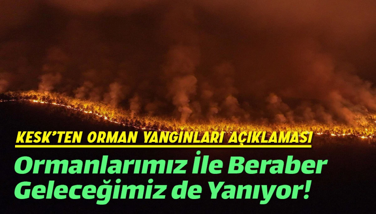 KESK’TEN Orman Yangınları Açıklaması