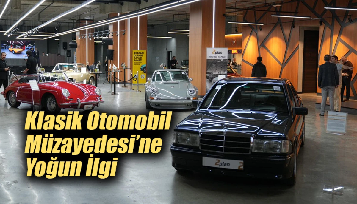 Klasik Otomobil Müzayedesi’ne Yoğun İlgi 