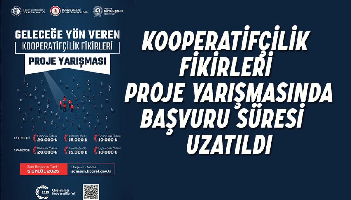 Kooperatifçilik Fikirleri Proje Yarışmasında Başvuru Süresi  Uzatıldı