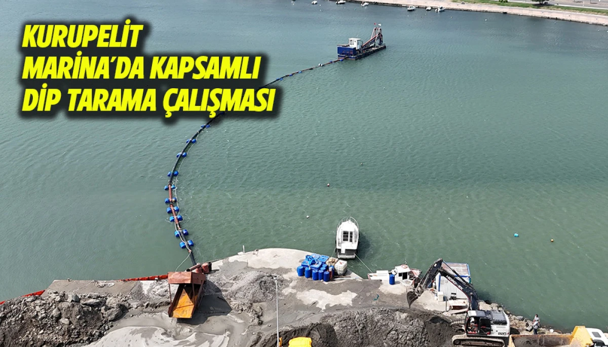 Kurupelit Marina'da Kapsamlı Dip Tarama &Ccedil;alışması