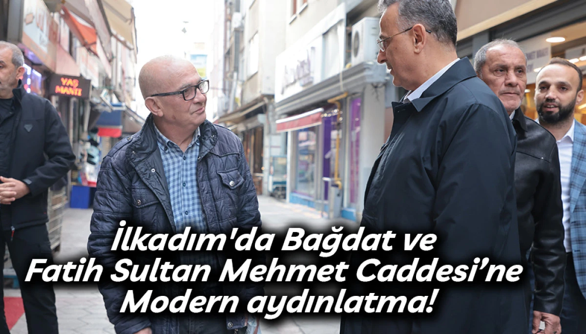 lkadım'da 2 caddeye   Modern aydınlatma!
