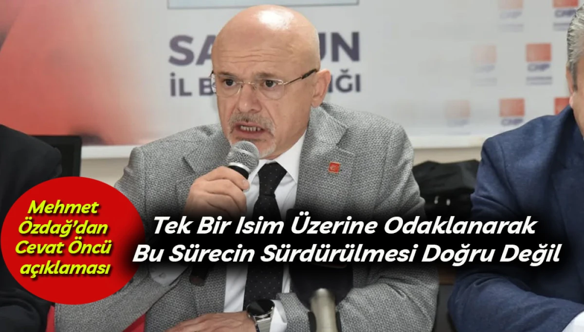 Mehmet &Ouml;zdağ&rsquo;dan Cevat &Ouml;nc&uuml; a&ccedil;ıklaması