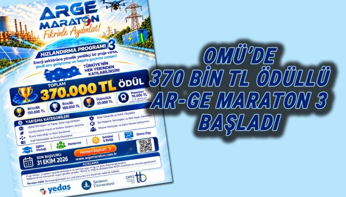 OM&Uuml;&rsquo;DE AR-GE MARATON 3 BAŞLADI 