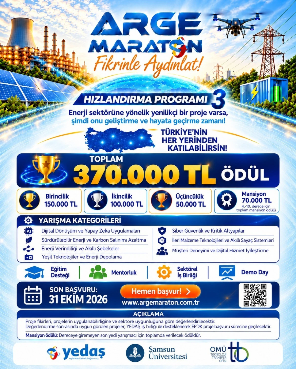 OM&Uuml;&rsquo;DE AR-GE MARATON 3 BAŞLADI 
