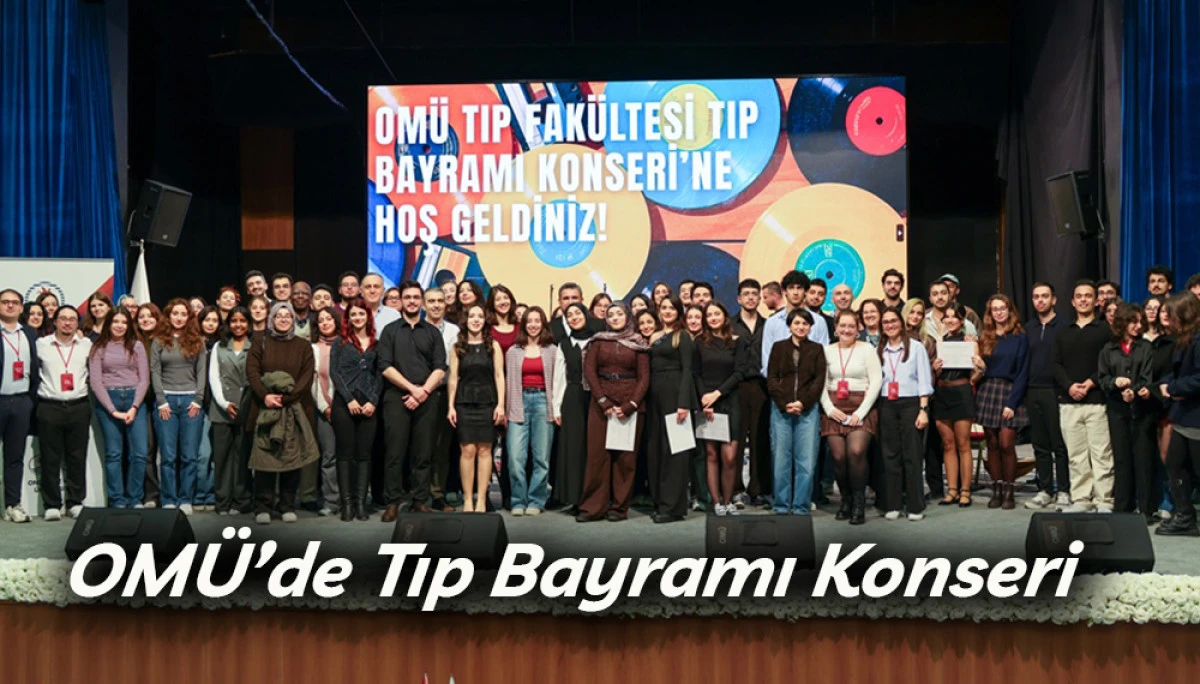 OM&Uuml;&rsquo;de Tıp Bayramı Konseri 