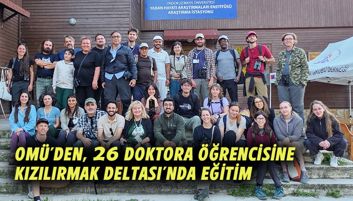 OM&Uuml;&rsquo;den, Doktora &Ouml;ğrencisine Kızılırmak Deltası&rsquo;nda Eğitim 