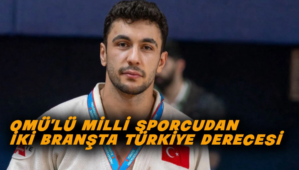 OM&Uuml;&rsquo;l&uuml; Milli Sporcudan İki Branşta T&uuml;rkiye Derecesi
