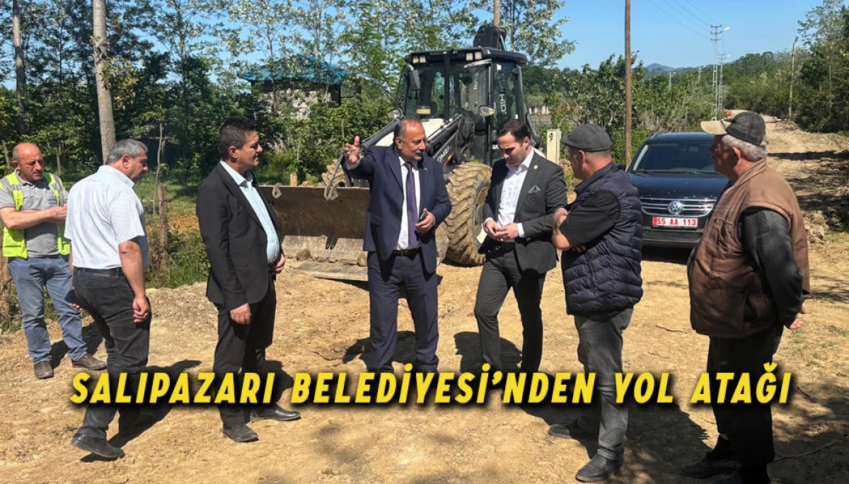 Salıpazarı Belediyesi’nden Yol Atağı