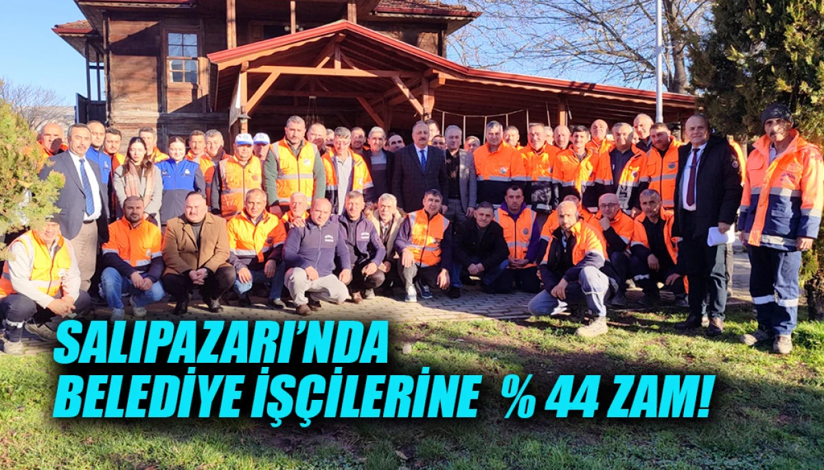 Salıpzarı&rsquo;nda Belediye İş&ccedil;ilerine  B&uuml;y&uuml;k Zam!