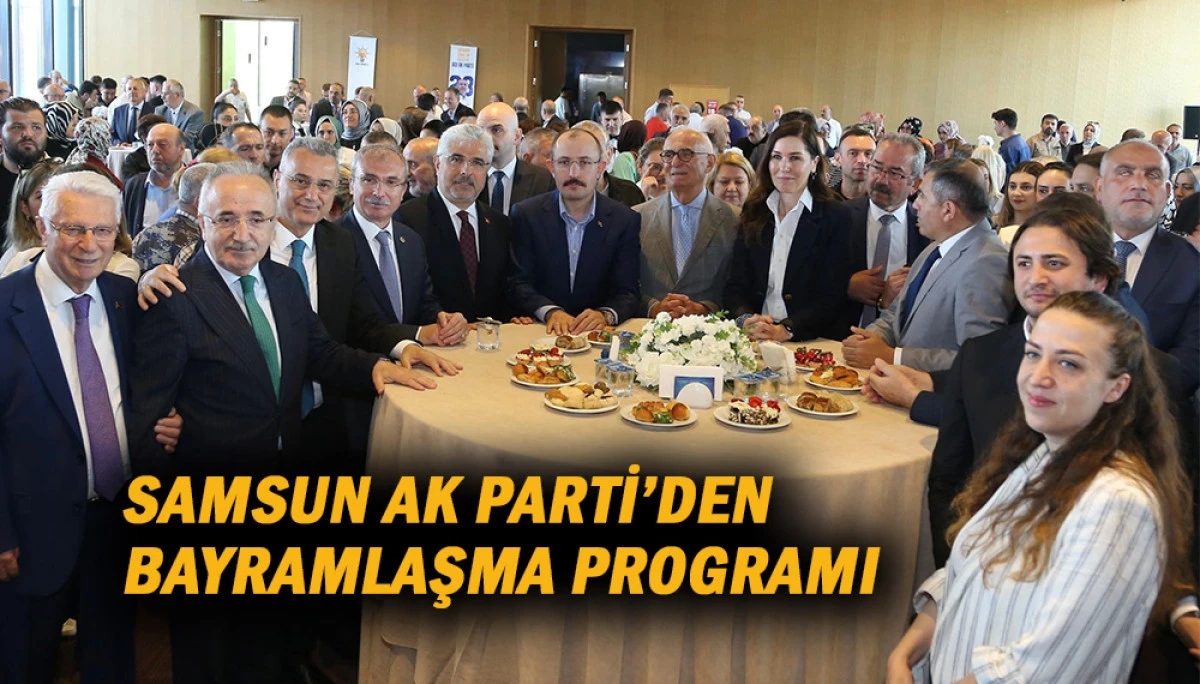 Samsun AK PARTİ’den Bayramlaşma Programı