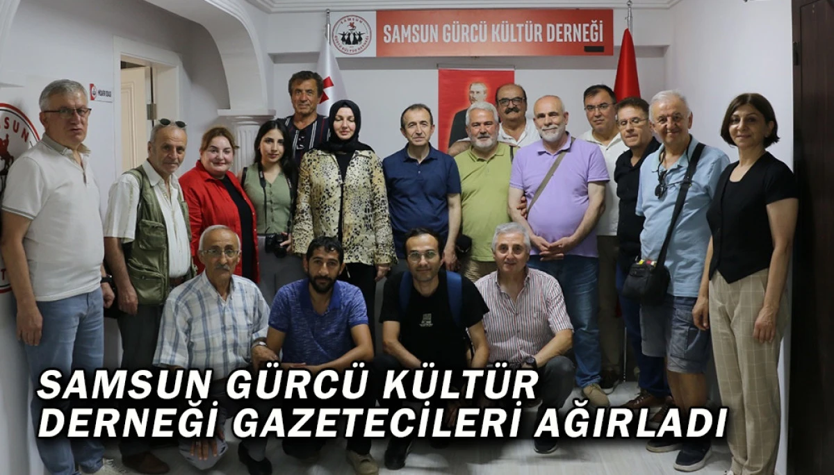 Samsun Gürcü Kültür Derneği Gazetecileri Ağırladı