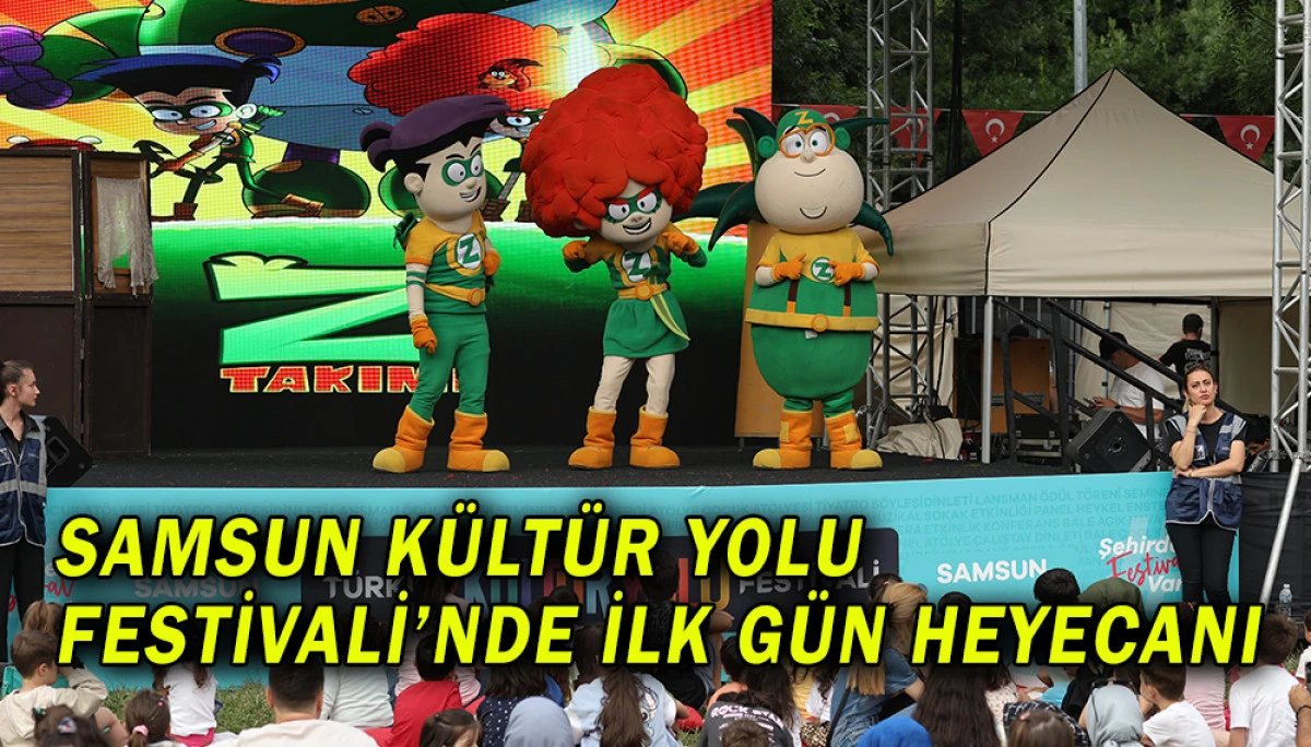 Samsun Kültür Yolu Festivali’nde İlk Gün Heyecani