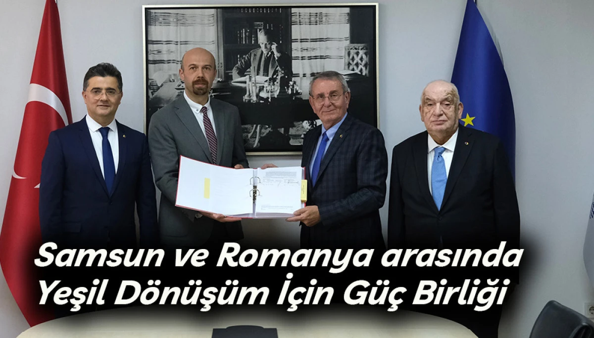 Samsun ve Romanya arasında  Yeşil Dönüşüm İçin Güç Birliği