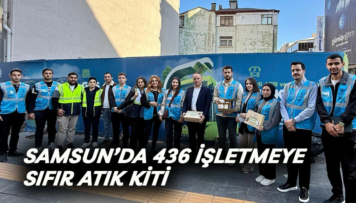 Samsun’da 436 İşletmeye Sıfır Atık Kiti