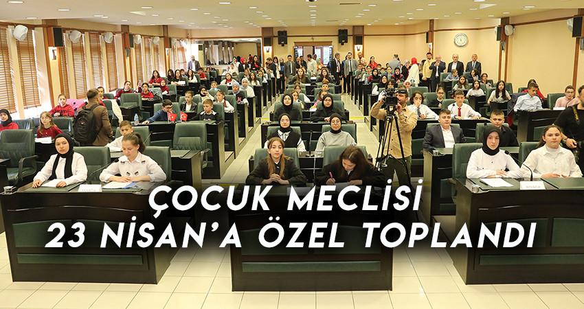 Samsun'da Çocuk Meclisi 23 Nisan’a özel toplandı