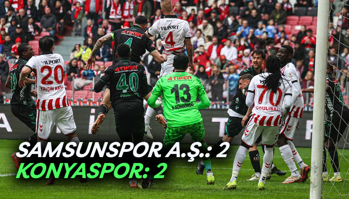 SAMSUNSPOR A.Ş.: 2 T&Uuml;MOSAN KONYASPOR: 2
