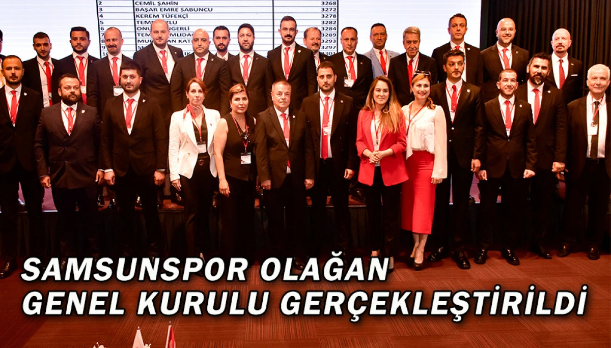 Samsunspor Olağan Genel Kurulu Gerçekleştirildi