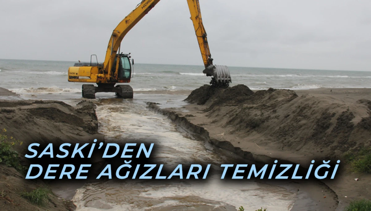 SASKİ’den  Dere Ağızları Temizliği