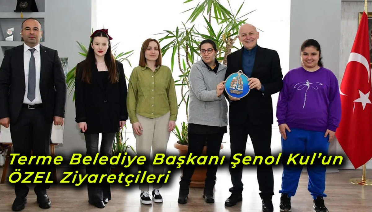 Terme Belediye Başkanı Şenol Kul’a ÖZEL Ziyaretçileri