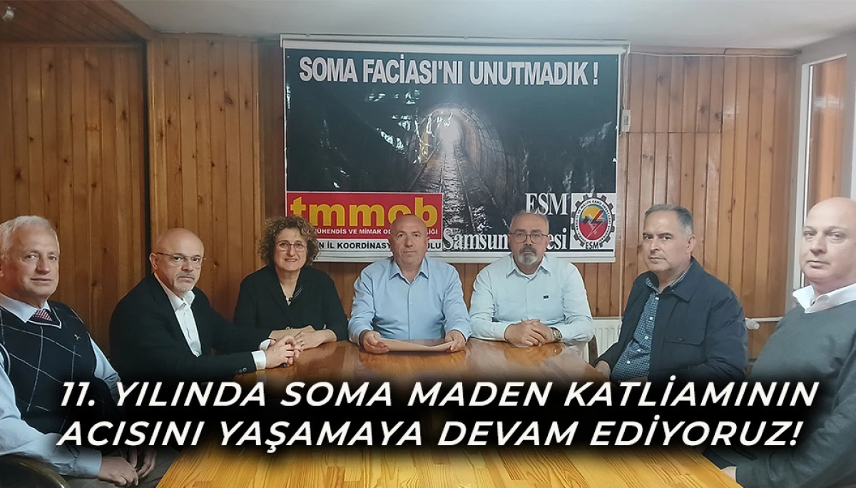 TMMOB, Soma Maden Faciasında hayatını kaybedenleri unutmadı