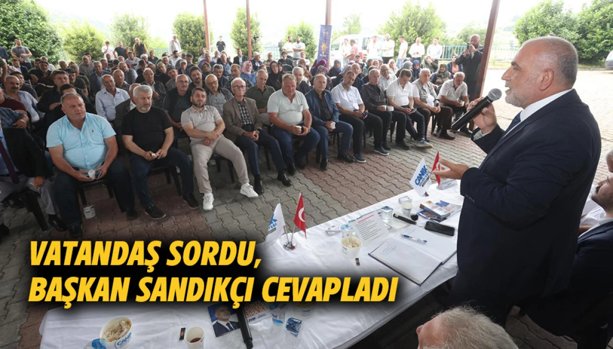 Vatandaş Sordu, Başkan Sandık&ccedil;ı Cevapladı 