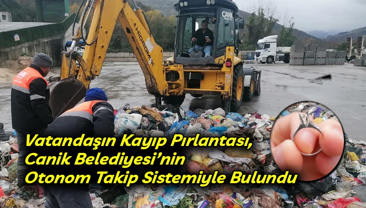 Vatandaşın Kayıp Pırlantası, Canik Belediyesi’nin Otonom Takip Sistemiyle Bulundu
