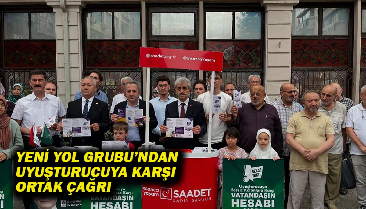 Yeni Yol Grubu’ndan Uyuşturucuya Karşı Ortak Çağrı