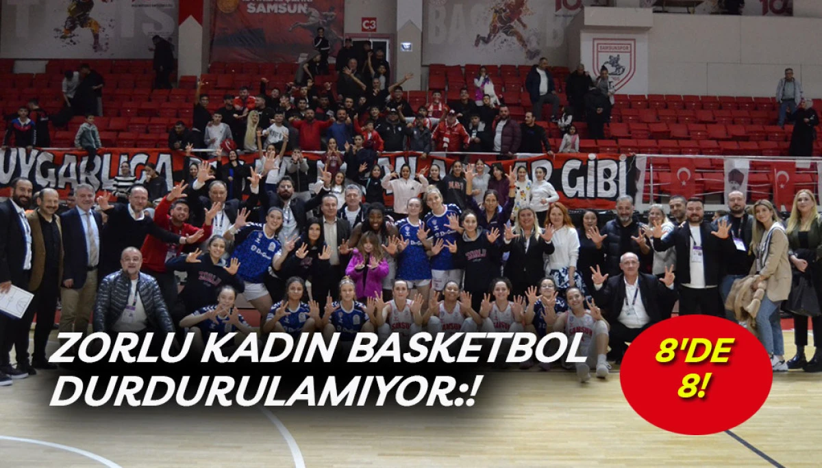 Zorlu Koleji kadın basketbol takımı 8. Galibiyetini aldı