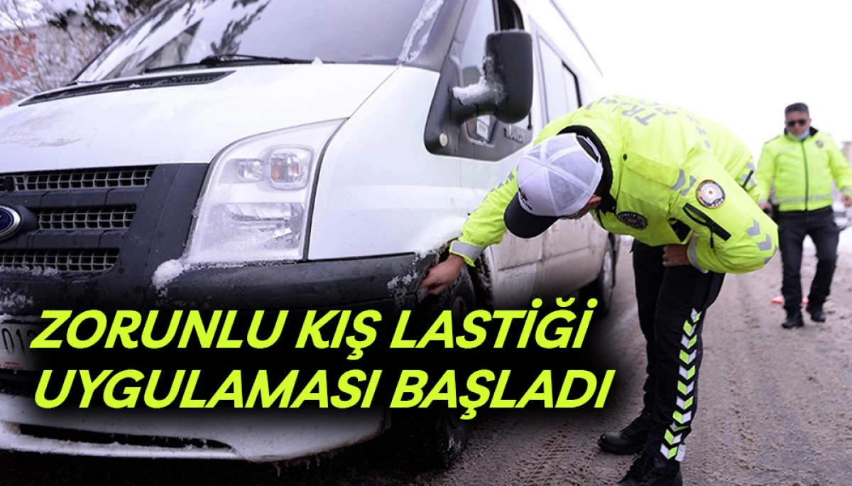 Zorunlu Kış Lastiği Uygulaması Başladı